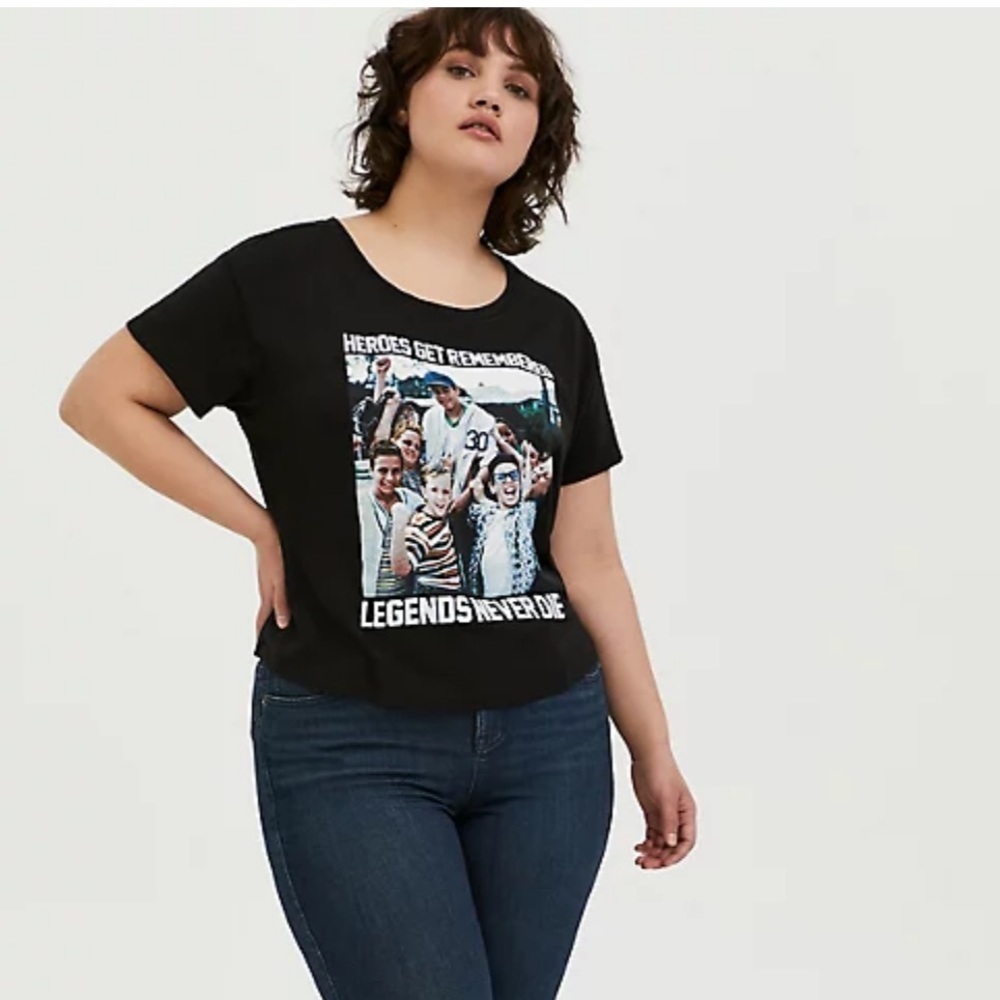 Torrid The Sandlot Legends Crop Tee